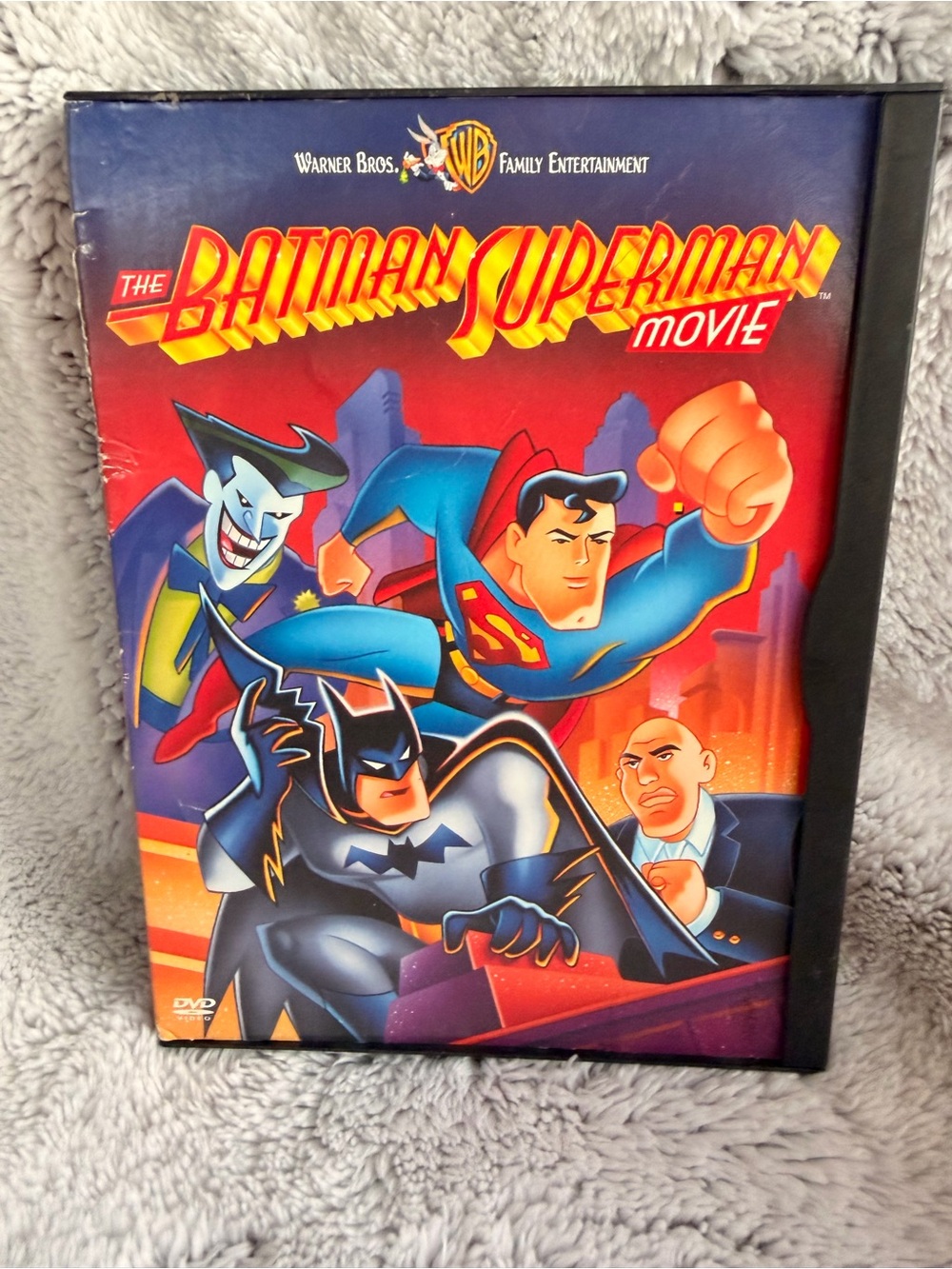 Warner Bros. The Batman Superman Movie DVD - Red, Blue, Yellow